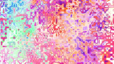 Yumuşak mor ve pembe tonlara sahip soyut organik hücresel doku, sıvı mozaik desen ve rüya gibi dijital yüzey