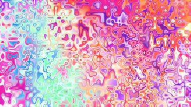 Yumuşak mor ve pembe tonlara sahip soyut organik hücresel doku, sıvı mozaik desen ve rüya gibi dijital yüzey