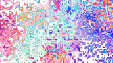 Yumuşak mor ve pembe tonlara sahip soyut organik hücresel doku, sıvı mozaik desen ve rüya gibi dijital yüzey