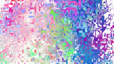 Yumuşak mor ve pembe tonlara sahip soyut organik hücresel doku, sıvı mozaik desen ve rüya gibi dijital yüzey