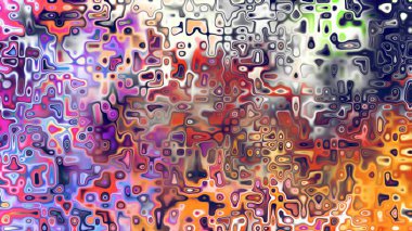 Yumuşak mor ve pembe tonlara sahip soyut organik hücresel doku, sıvı mozaik desen ve rüya gibi dijital yüzey