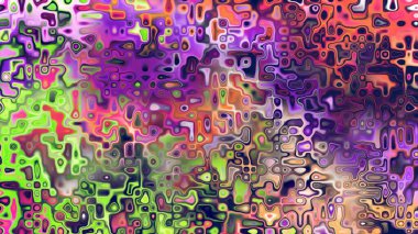 Yumuşak mor ve pembe tonlara sahip soyut organik hücresel doku, sıvı mozaik desen ve rüya gibi dijital yüzey