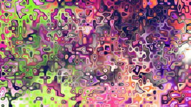 Yumuşak mor ve pembe tonlara sahip soyut organik hücresel doku, sıvı mozaik desen ve rüya gibi dijital yüzey