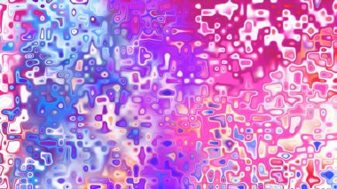 Yumuşak mor ve pembe tonlara sahip soyut organik hücresel doku, sıvı mozaik desen ve rüya gibi dijital yüzey