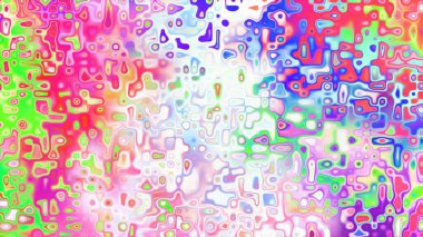 Yumuşak mor ve pembe tonlara sahip soyut organik hücresel doku, sıvı mozaik desen ve rüya gibi dijital yüzey