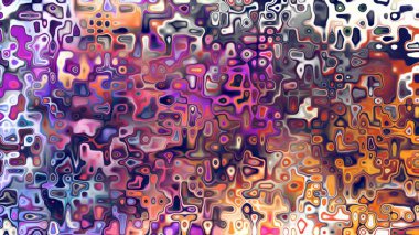 Yumuşak mor ve pembe tonlara sahip soyut organik hücresel doku, sıvı mozaik desen ve rüya gibi dijital yüzey