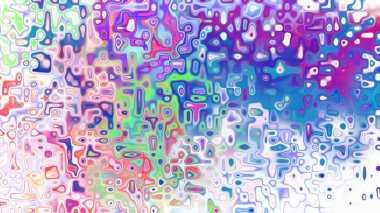 Yumuşak mor ve pembe tonlara sahip soyut organik hücresel doku, sıvı mozaik desen ve rüya gibi dijital yüzey