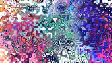 Yumuşak mor ve pembe tonlara sahip soyut organik hücresel doku, sıvı mozaik desen ve rüya gibi dijital yüzey