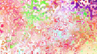 Yumuşak mor ve pembe tonlara sahip soyut organik hücresel doku, sıvı mozaik desen ve rüya gibi dijital yüzey