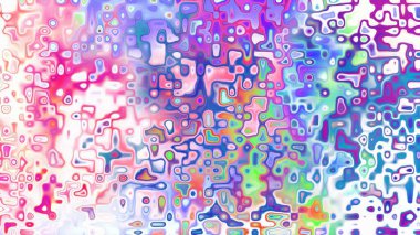 Yumuşak mor ve pembe tonlara sahip soyut organik hücresel doku, sıvı mozaik desen ve rüya gibi dijital yüzey