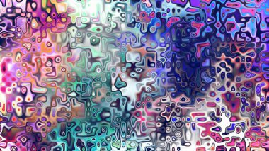 Yumuşak mor ve pembe tonlara sahip soyut organik hücresel doku, sıvı mozaik desen ve rüya gibi dijital yüzey