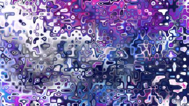 Yumuşak mor ve pembe tonlara sahip soyut organik hücresel doku, sıvı mozaik desen ve rüya gibi dijital yüzey