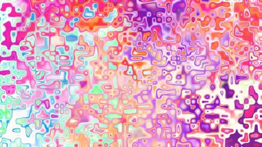 Yumuşak mor ve pembe tonlara sahip soyut organik hücresel doku, sıvı mozaik desen ve rüya gibi dijital yüzey