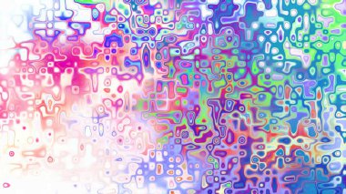 Yumuşak mor ve pembe tonlara sahip soyut organik hücresel doku, sıvı mozaik desen ve rüya gibi dijital yüzey