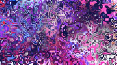 Yumuşak mor ve pembe tonlara sahip soyut organik hücresel doku, sıvı mozaik desen ve rüya gibi dijital yüzey