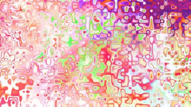 Yumuşak mor ve pembe tonlara sahip soyut organik hücresel doku, sıvı mozaik desen ve rüya gibi dijital yüzey