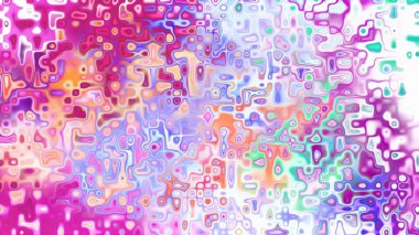 Yumuşak mor ve pembe tonlara sahip soyut organik hücresel doku, sıvı mozaik desen ve rüya gibi dijital yüzey