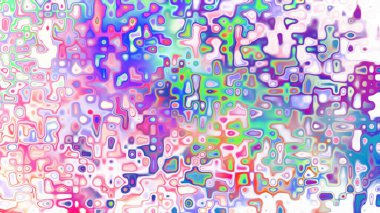 Yumuşak mor ve pembe tonlara sahip soyut organik hücresel doku, sıvı mozaik desen ve rüya gibi dijital yüzey