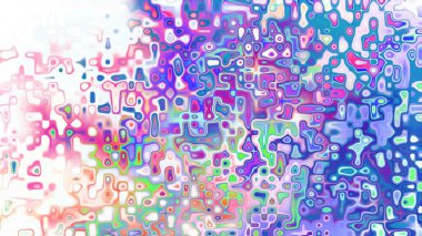 Yumuşak mor ve pembe tonlara sahip soyut organik hücresel doku, sıvı mozaik desen ve rüya gibi dijital yüzey