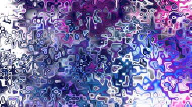 Yumuşak mor ve pembe tonlara sahip soyut organik hücresel doku, sıvı mozaik desen ve rüya gibi dijital yüzey