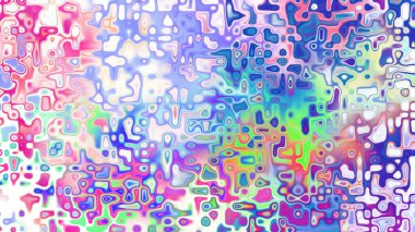 Yumuşak mor ve pembe tonlara sahip soyut organik hücresel doku, sıvı mozaik desen ve rüya gibi dijital yüzey