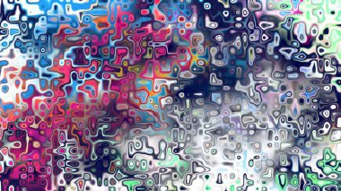 Yumuşak mor ve pembe tonlara sahip soyut organik hücresel doku, sıvı mozaik desen ve rüya gibi dijital yüzey