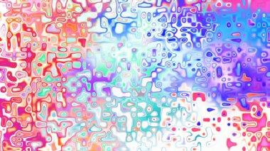 Yumuşak mor ve pembe tonlara sahip soyut organik hücresel doku, sıvı mozaik desen ve rüya gibi dijital yüzey