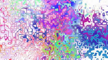 Yumuşak mor ve pembe tonlara sahip soyut organik hücresel doku, sıvı mozaik desen ve rüya gibi dijital yüzey