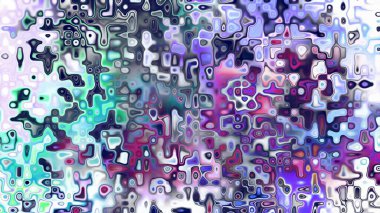 Yumuşak mor ve pembe tonlara sahip soyut organik hücresel doku, sıvı mozaik desen ve rüya gibi dijital yüzey