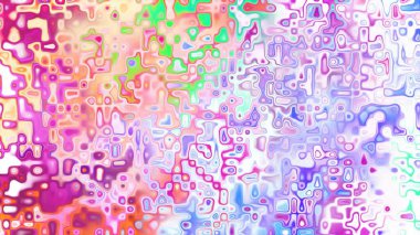 Yumuşak mor ve pembe tonlara sahip soyut organik hücresel doku, sıvı mozaik desen ve rüya gibi dijital yüzey