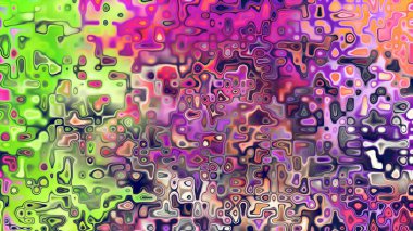 Yumuşak mor ve pembe tonlara sahip soyut organik hücresel doku, sıvı mozaik desen ve rüya gibi dijital yüzey