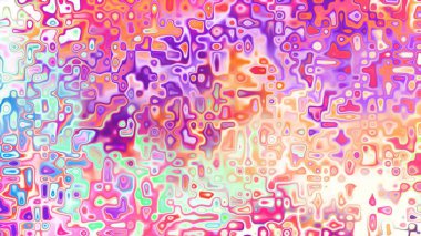 Yumuşak mor ve pembe tonlara sahip soyut organik hücresel doku, sıvı mozaik desen ve rüya gibi dijital yüzey