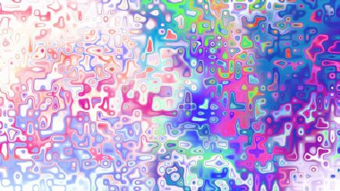 Yumuşak mor ve pembe tonlara sahip soyut organik hücresel doku, sıvı mozaik desen ve rüya gibi dijital yüzey