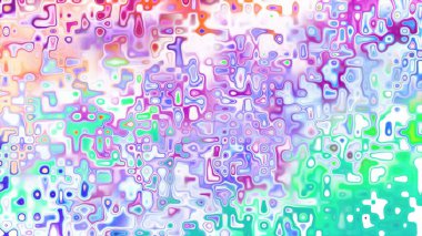 Yumuşak mor ve pembe tonlara sahip soyut organik hücresel doku, sıvı mozaik desen ve rüya gibi dijital yüzey