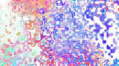 Yumuşak mor ve pembe tonlara sahip soyut organik hücresel doku, sıvı mozaik desen ve rüya gibi dijital yüzey