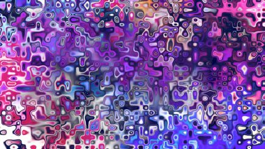 Yumuşak mor ve pembe tonlara sahip soyut organik hücresel doku, sıvı mozaik desen ve rüya gibi dijital yüzey