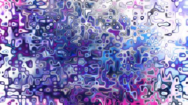 Yumuşak mor ve pembe tonlara sahip soyut organik hücresel doku, sıvı mozaik desen ve rüya gibi dijital yüzey