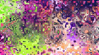 Yumuşak mor ve pembe tonlara sahip soyut organik hücresel doku, sıvı mozaik desen ve rüya gibi dijital yüzey