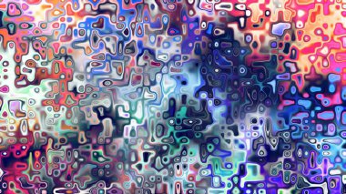 Yumuşak mor ve pembe tonlara sahip soyut organik hücresel doku, sıvı mozaik desen ve rüya gibi dijital yüzey