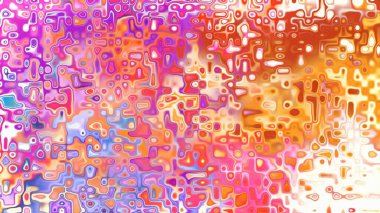 Yumuşak mor ve pembe tonlara sahip soyut organik hücresel doku, sıvı mozaik desen ve rüya gibi dijital yüzey