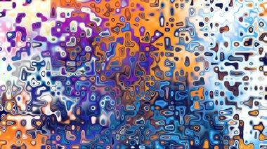 Yumuşak mor ve pembe tonlara sahip soyut organik hücresel doku, sıvı mozaik desen ve rüya gibi dijital yüzey