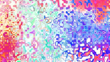 Yumuşak mor ve pembe tonlara sahip soyut organik hücresel doku, sıvı mozaik desen ve rüya gibi dijital yüzey