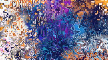 Yumuşak mor ve pembe tonlara sahip soyut organik hücresel doku, sıvı mozaik desen ve rüya gibi dijital yüzey