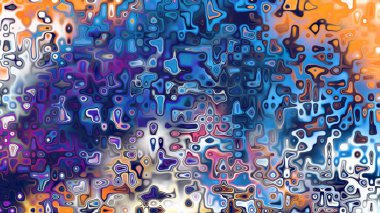 Yumuşak mor ve pembe tonlara sahip soyut organik hücresel doku, sıvı mozaik desen ve rüya gibi dijital yüzey