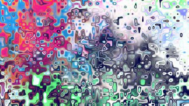 Yumuşak mor ve pembe tonlara sahip soyut organik hücresel doku, sıvı mozaik desen ve rüya gibi dijital yüzey