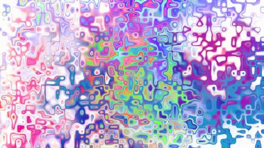 Yumuşak mor ve pembe tonlara sahip soyut organik hücresel doku, sıvı mozaik desen ve rüya gibi dijital yüzey