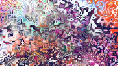 Yumuşak mor ve pembe tonlara sahip soyut organik hücresel doku, sıvı mozaik desen ve rüya gibi dijital yüzey