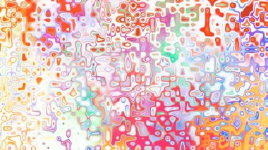 Yumuşak mor ve pembe tonlara sahip soyut organik hücresel doku, sıvı mozaik desen ve rüya gibi dijital yüzey