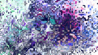 Yumuşak mor ve pembe tonlara sahip soyut organik hücresel doku, sıvı mozaik desen ve rüya gibi dijital yüzey