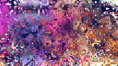 Yumuşak mor ve pembe tonlara sahip soyut organik hücresel doku, sıvı mozaik desen ve rüya gibi dijital yüzey